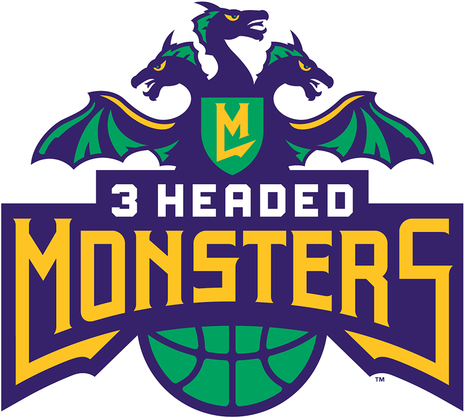 3 Headed Monsters 2017-Pres Primary Logo iron on transfers for T-shirts